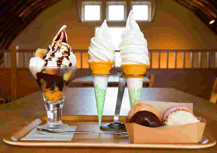 町村農場のソフトクリーム