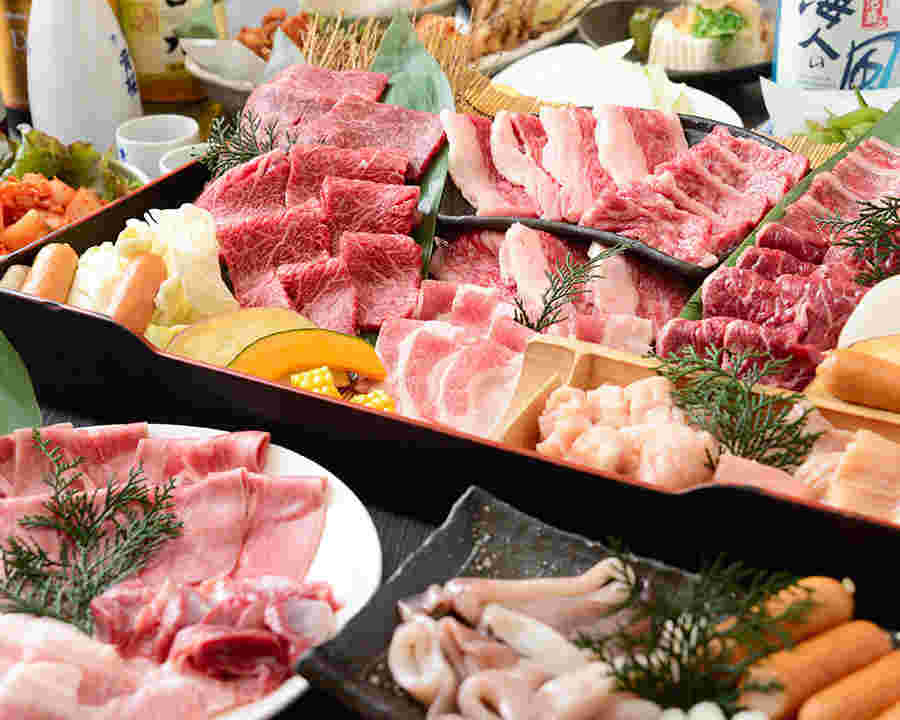 あじびる 花心 南店・和牛焼肉食べ放題・花爛漫コース
