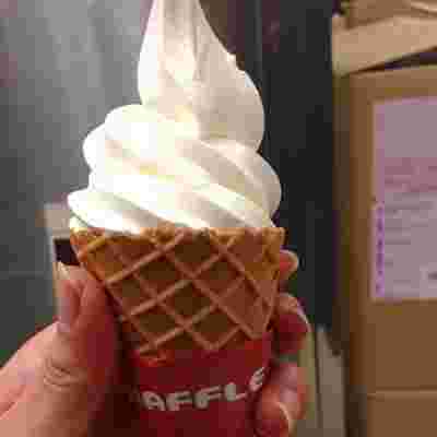 北菓楼のソフトクリーム