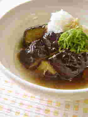 茄子の揚げびたし