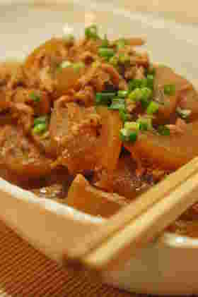ツナと大根の煮物