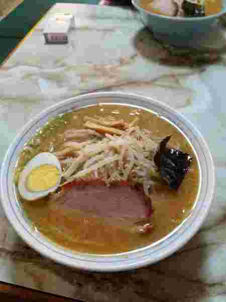 シンプルな味噌ラーメン