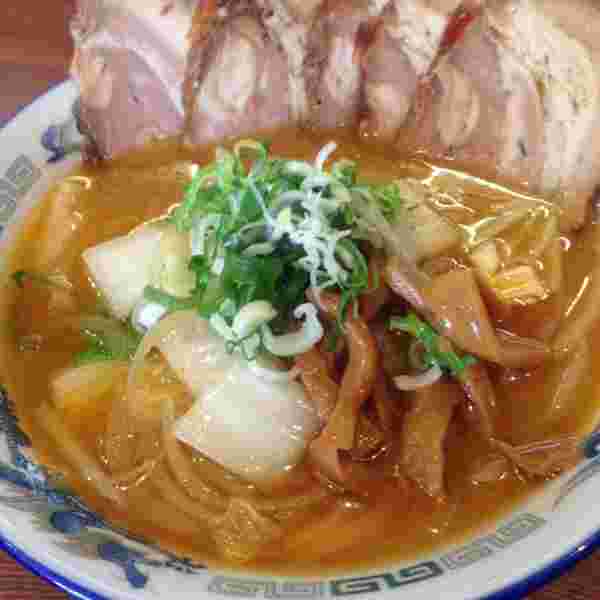 迫力のラーメン