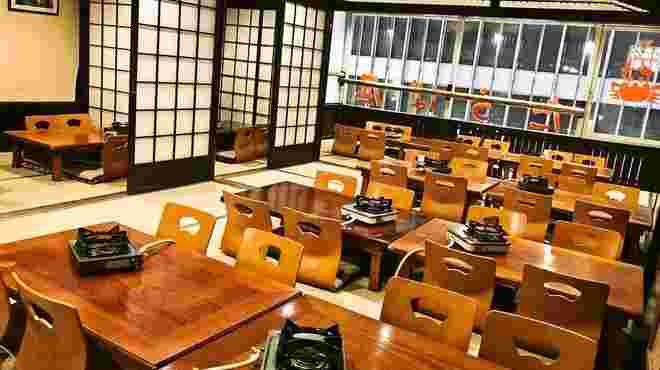 「北海道料理蟹専門店・たらば屋」店内