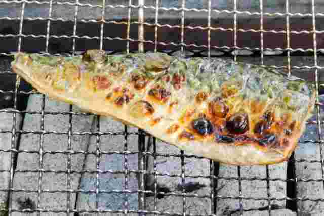 バーベキューで焼き魚