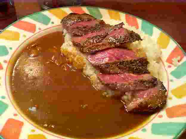 ステーキカレー