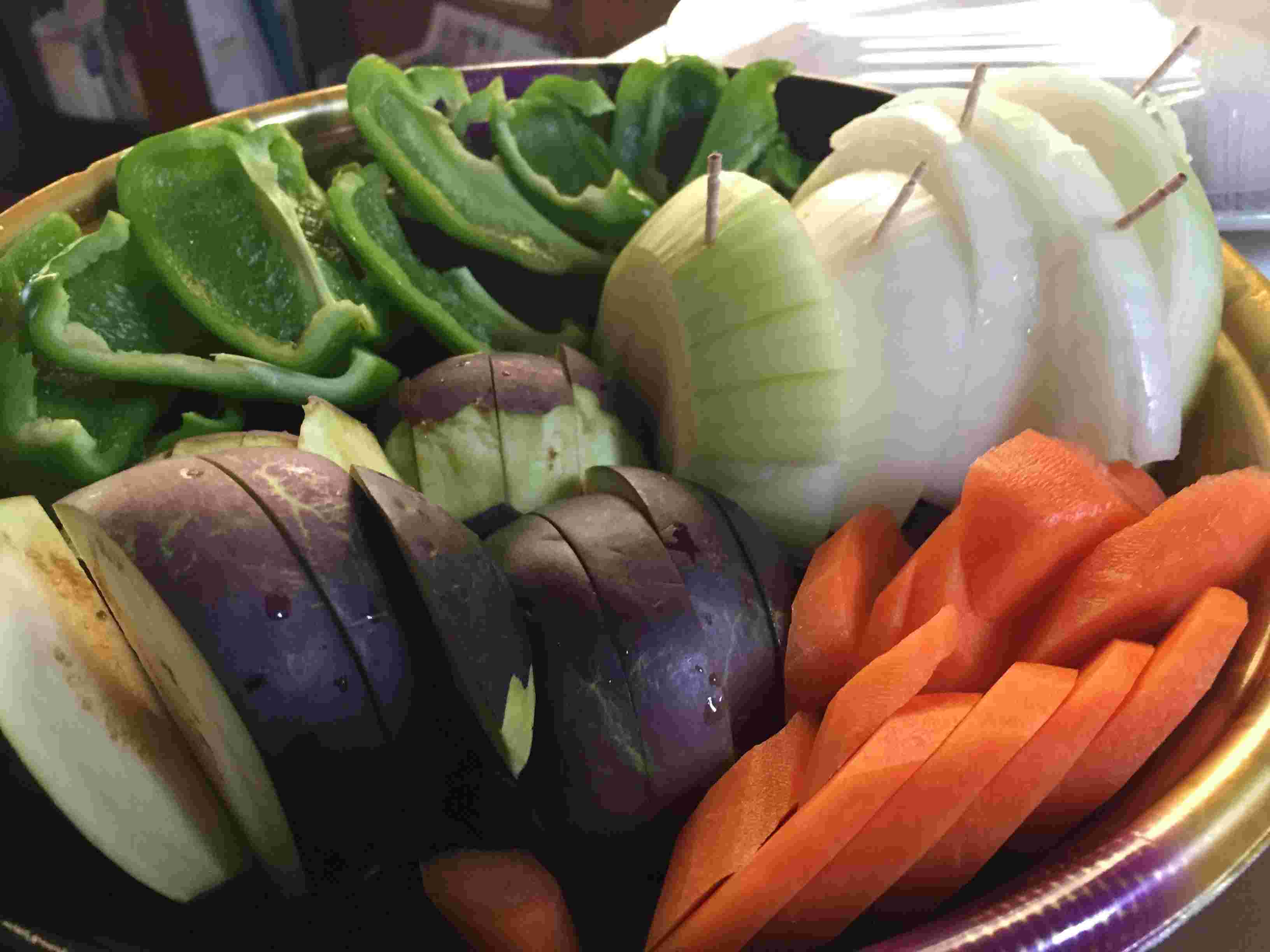 カットした野菜