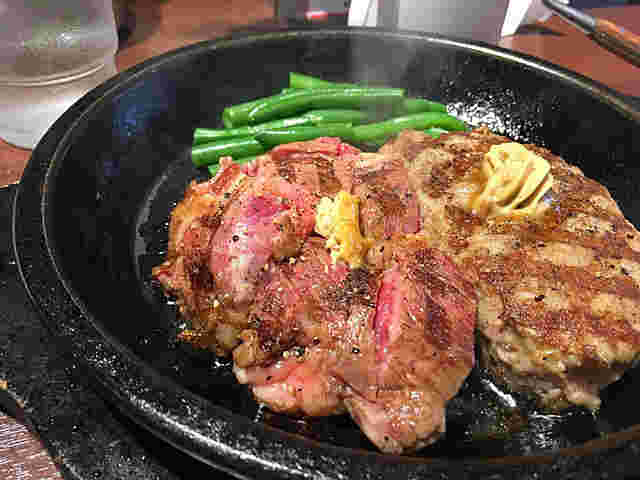 いきなりステーキ　ステーキとハンバーグ