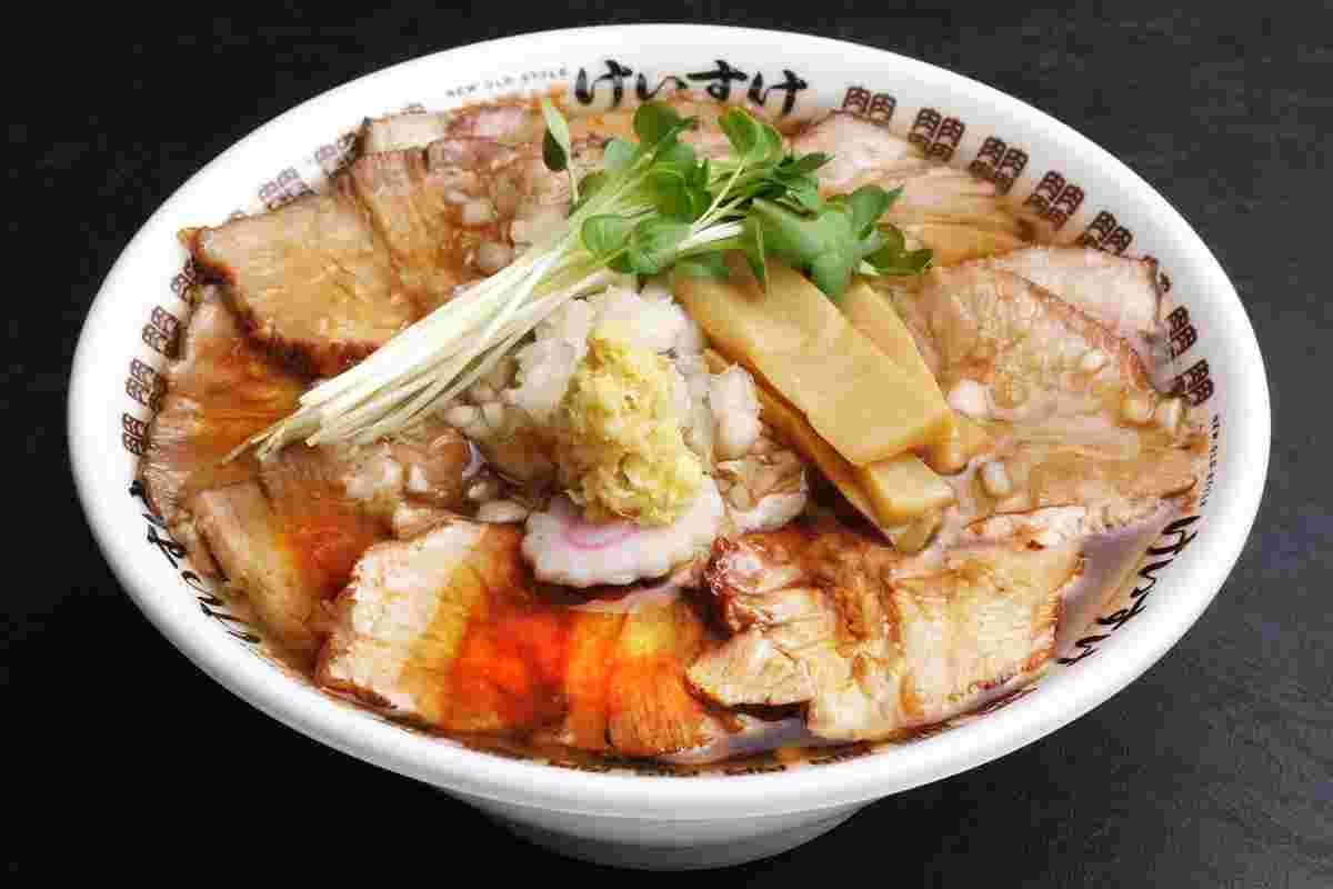 肉そばけいすけのラーメン