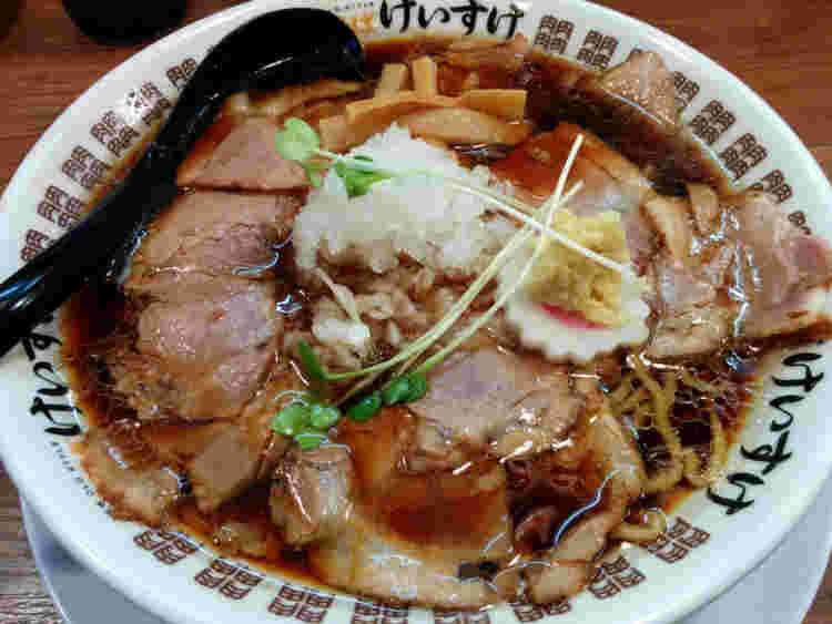 肉そばけいすけのラーメン
