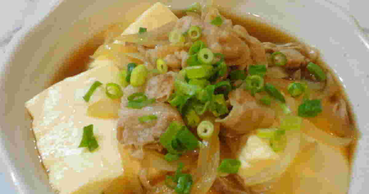 豚バラが最高！肉豆腐