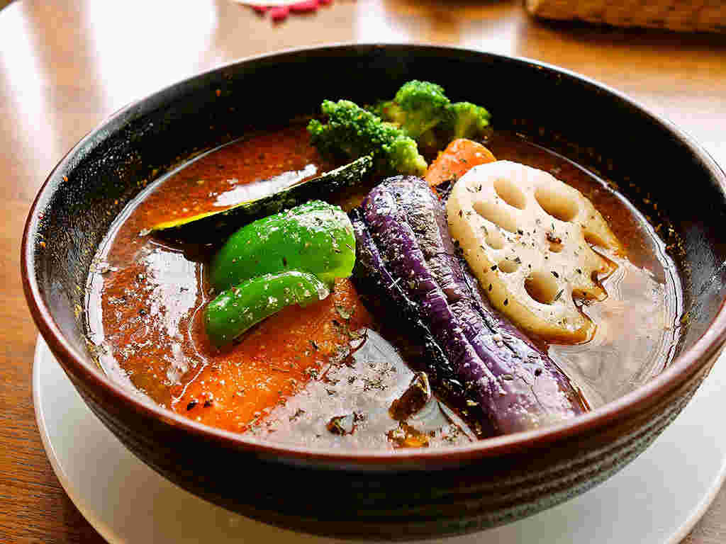 具材たっぷりのスープカレー