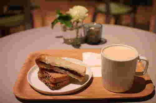 トラヤカフェのサンドイッチ