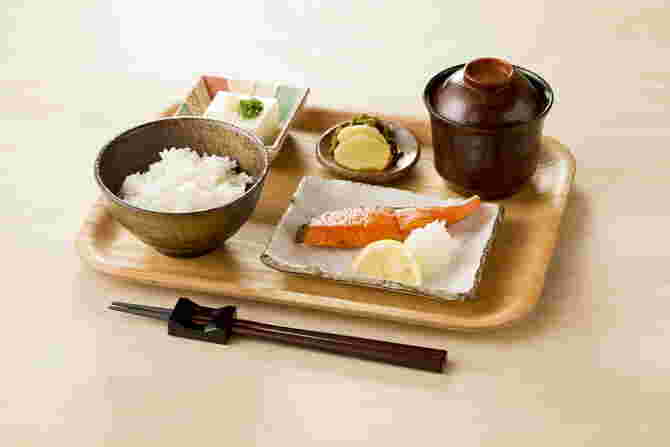 かた天乃 KITTE 博多店の朝定食