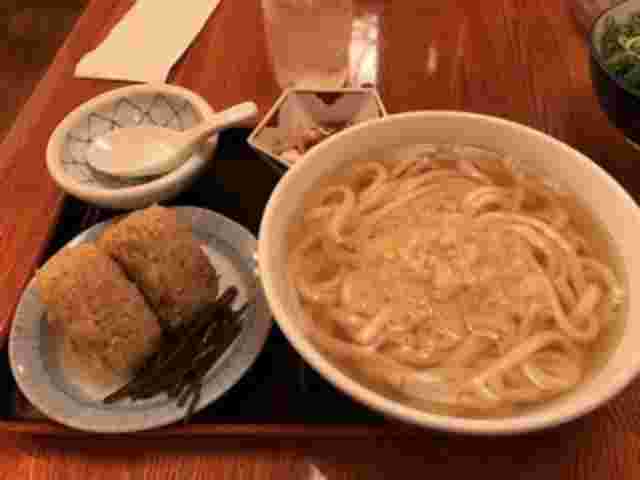 因幡うどんのモーニング定食