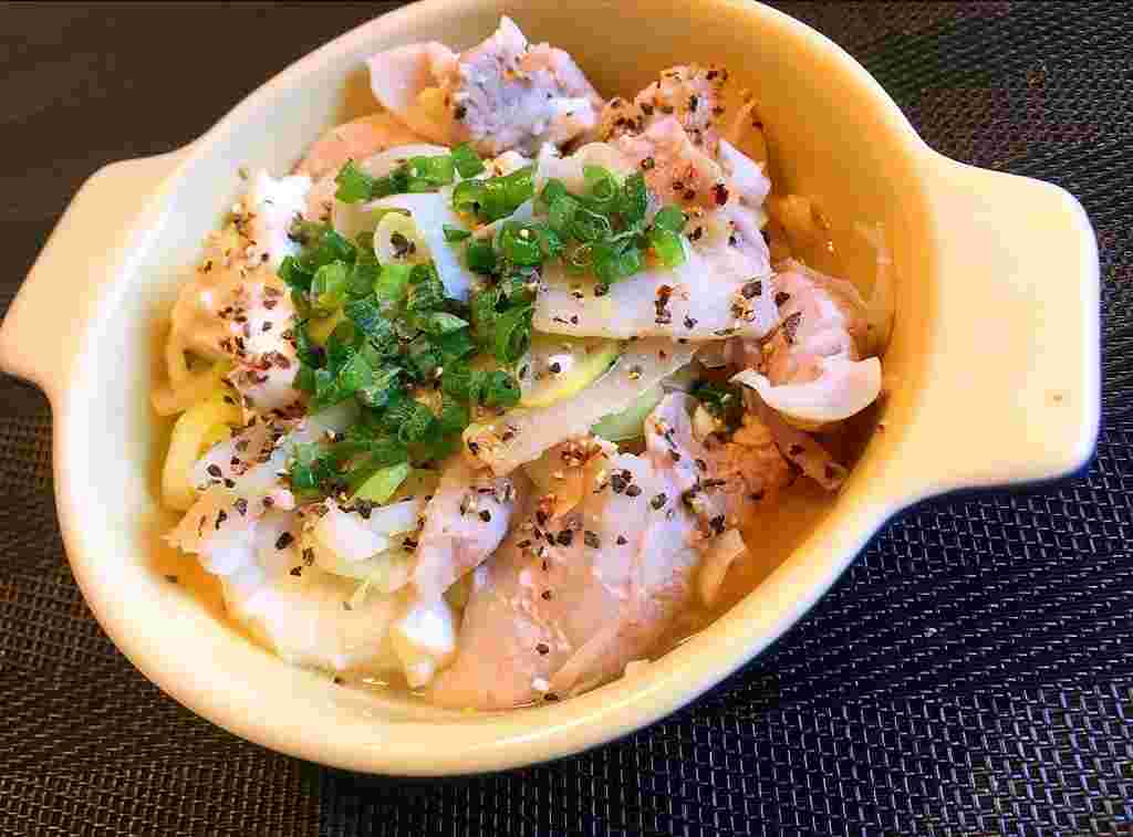 ネギ塩肉豆腐