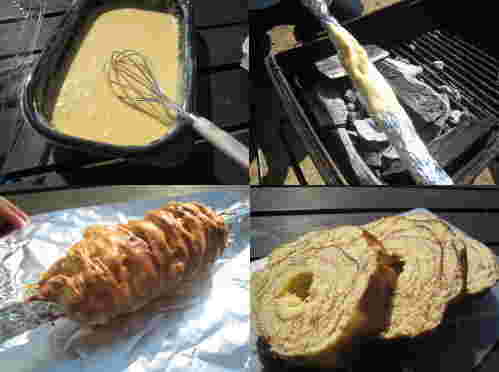 ホットケーキミックスのバームクーヘン