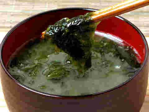 あおさの味噌汁