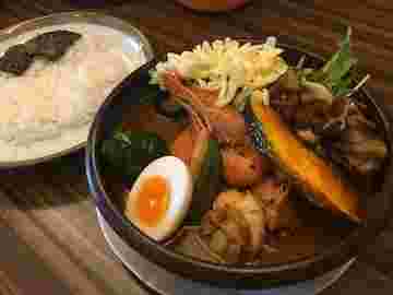 スープカレーとご飯