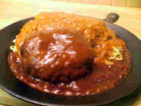 泉屋のハンバーグスパ