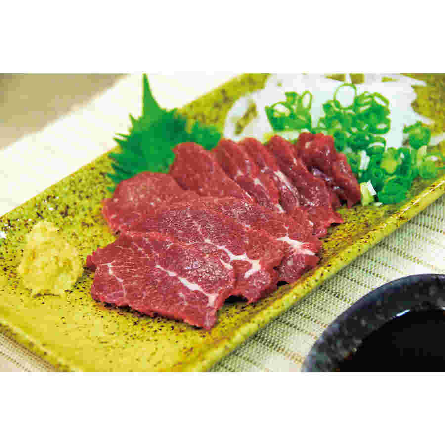 馬肉のお刺身