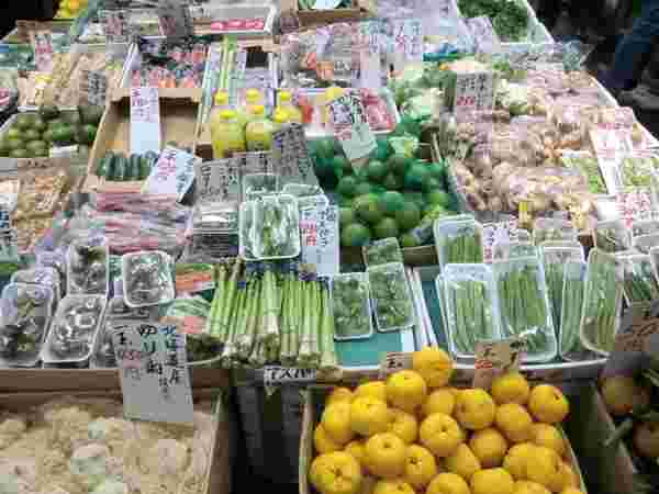 柳橋連合市場の八百屋