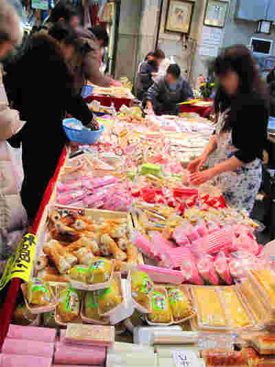 柳橋連合市場の年末のお店