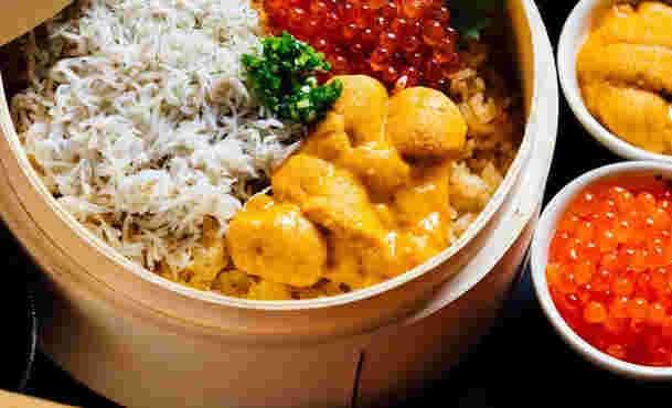長生庵のうに丼