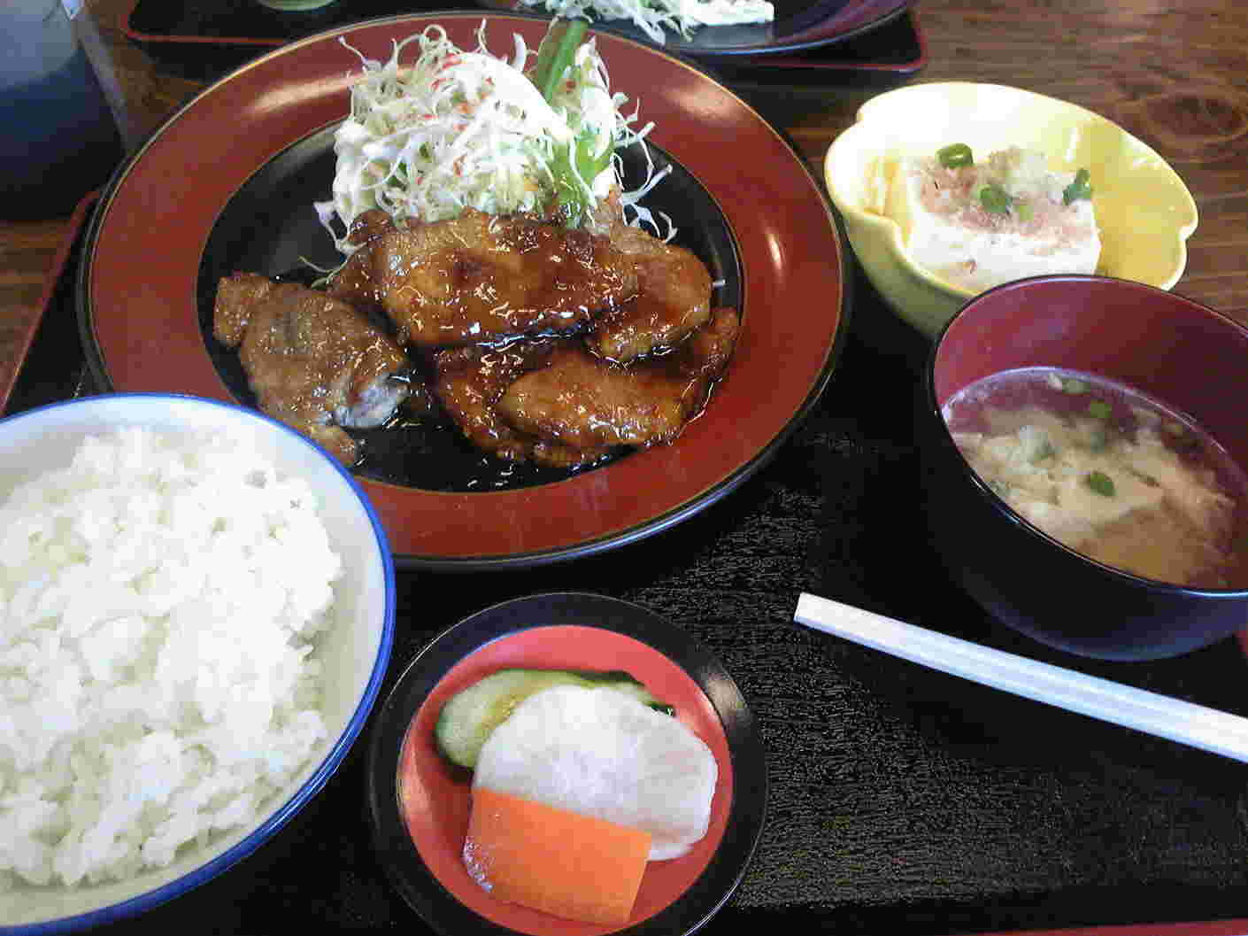 「やまとラーメン」生姜焼き