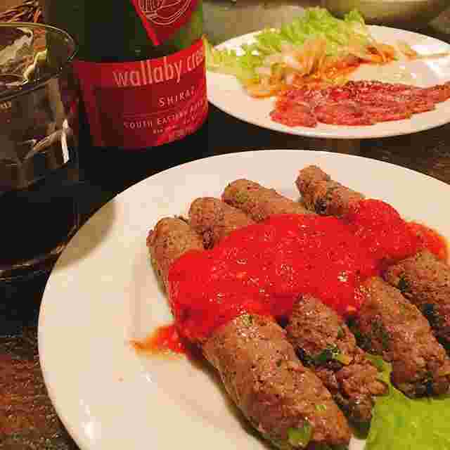 ビストロひつじやのディナーコースの一部