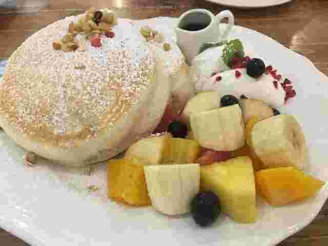 カフェデルソロのパンケーキ