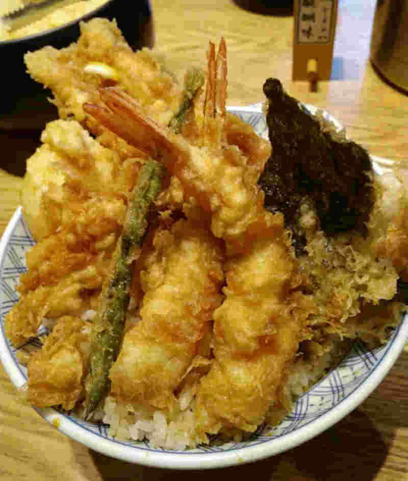 金子半之助の天丼