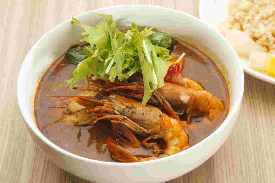 海老とホタテのスープカレー