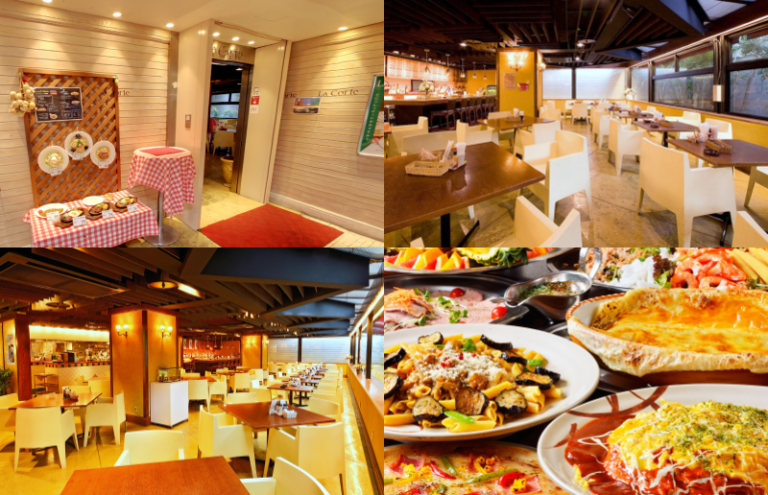 ラ・コルテの店内と料理のイメージ写真