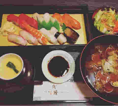 鮨隆のランチセット