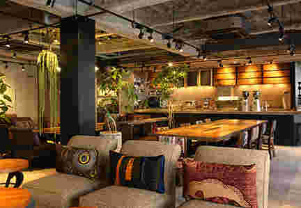 Neighborhood and Coffee 池尻2丁目店の店内