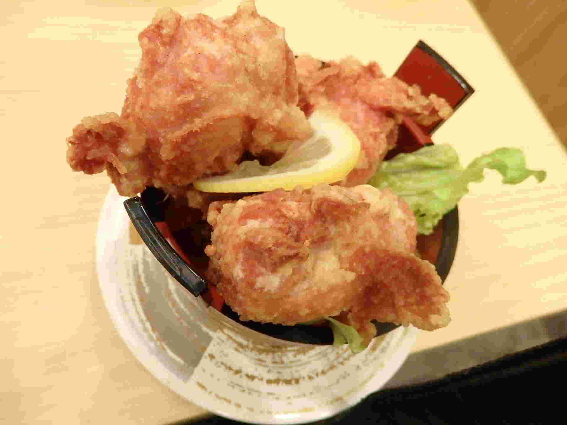 「回転寿司・うずしお・高島店」ザンギ