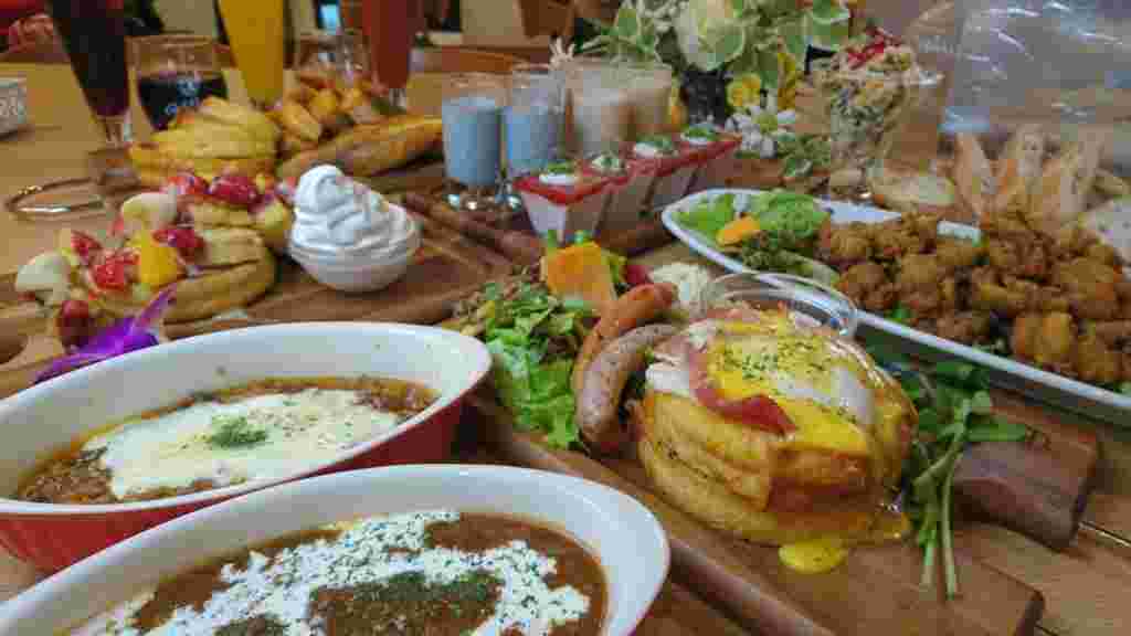 ihana cafeのモーニングビュッフェ