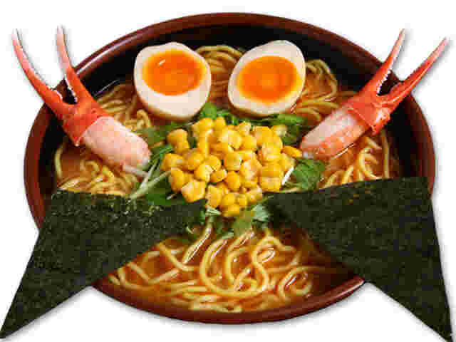 空港限定カニだし味噌拉麺