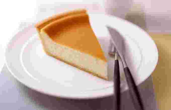 きれいなチーズケーキ