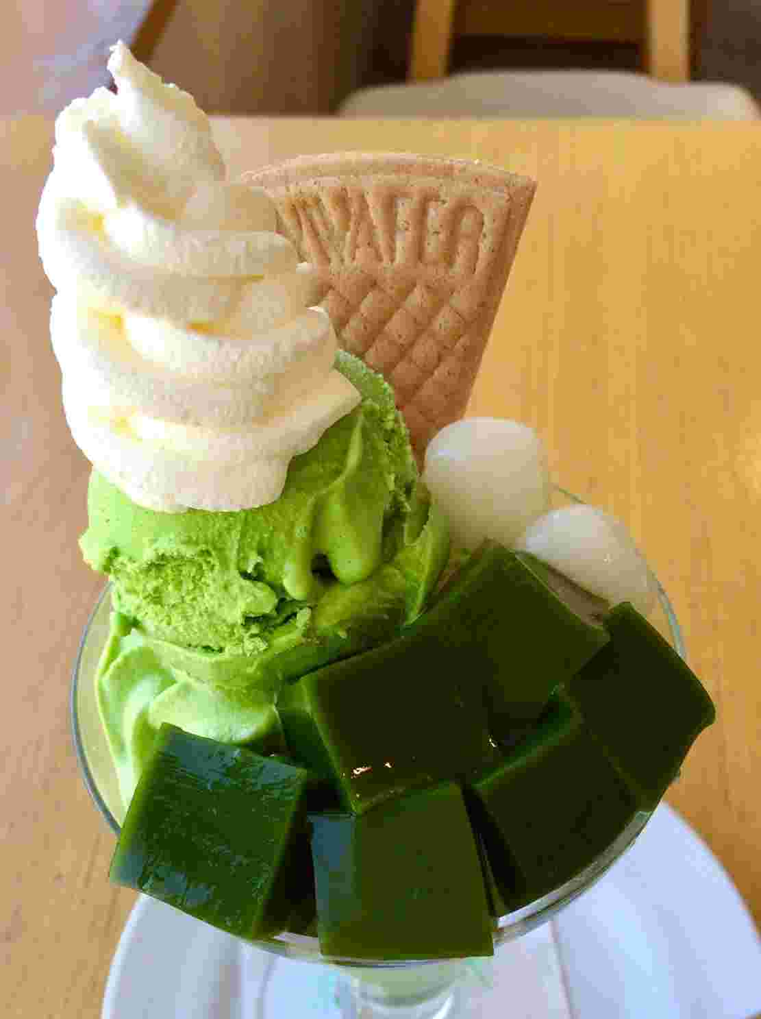 「京はやしや」パフェ