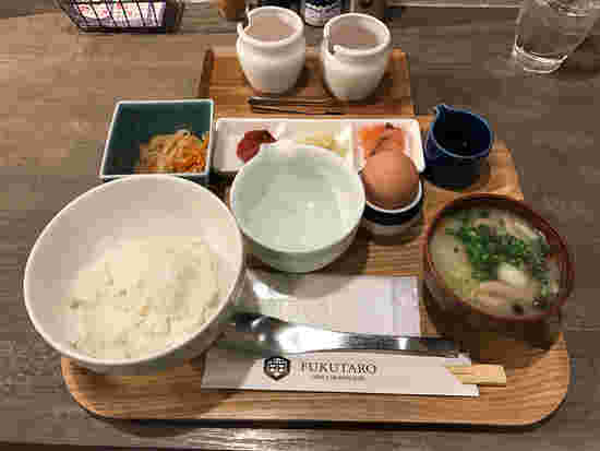 福太郎 博多デイトス店の朝食メニュー
