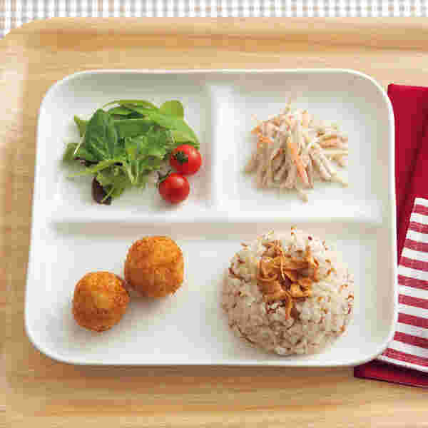 洗い物が少なくて便利な「ワンプレート」での和食で朝食がオススメ！
