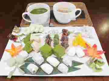 抹茶庵けんしんの抹茶フォンデュ