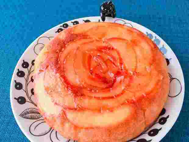 見た目が綺麗なりんごケーキ