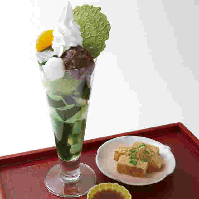 「伊藤久右衛門・本店」パフェ