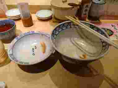 完食した丼