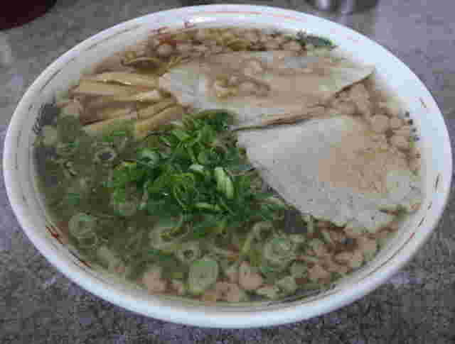つたふじのラーメン