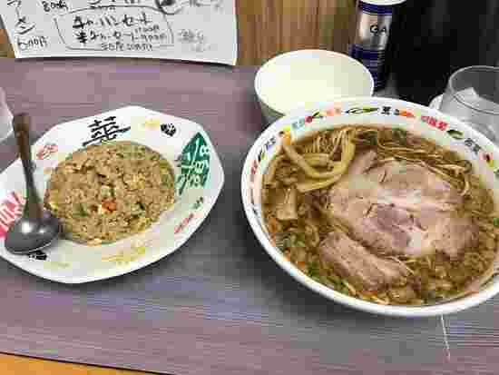 麺や 雑兵の半チャーハンセット