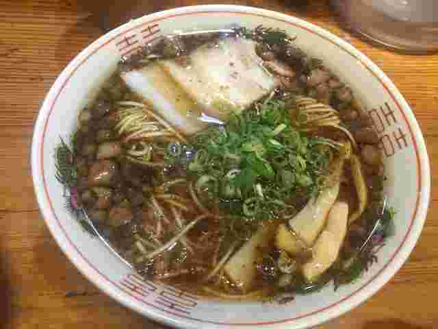 暁のラーメン